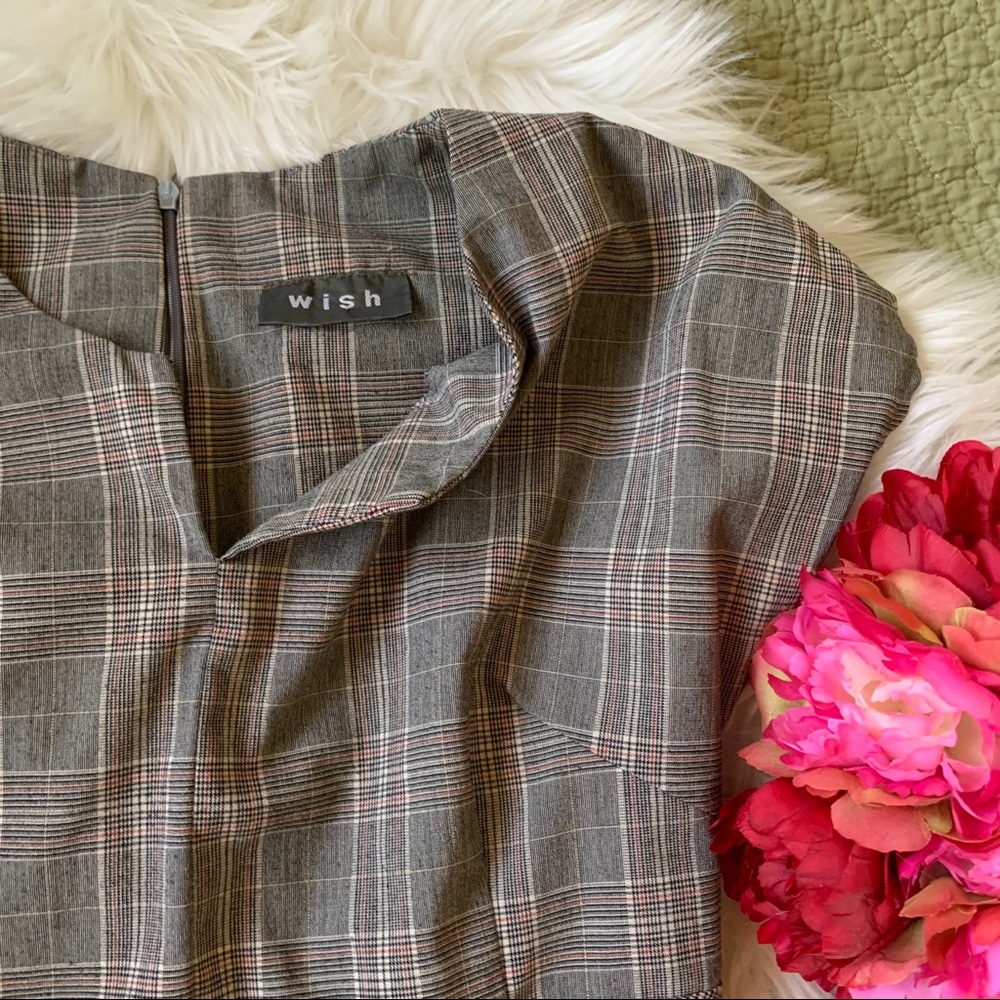 Plaid Austin boutique, Wish, sheath dress - Picture 3 of 3